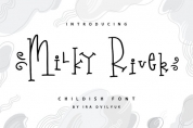 Milky Rive font download