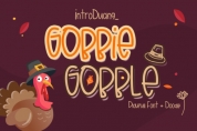 Gobbie Gobble font download