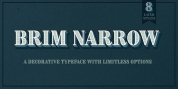 Brim Narrow font download