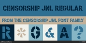 Censorship JNL font download