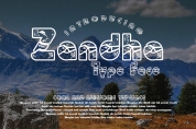 Zandha font download