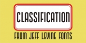 Classification JNL font download