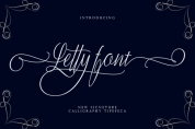 Letty Font font download