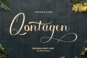 Qontagen font download