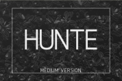 Hunte Medium font download