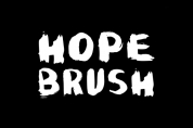Hope Brush font download