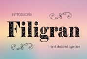 Filigran font download