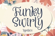 Funky Swirly font download