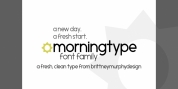 Morningtype font download