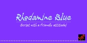 Rhodamine Blue font download