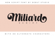 Milliard Script font download