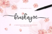Brushnyoe font download
