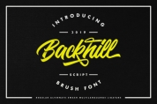 Backhill font download