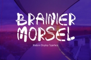 Brainier Morsel font download