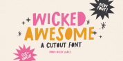 Wicked Awesome font download