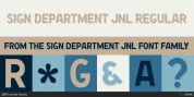 Sign Department JNL font download