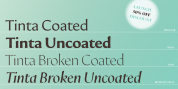 Tinta Broken Uncoated font download