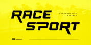 Race Sport font download