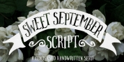Sweet September font download