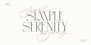 Simple Serenity font download