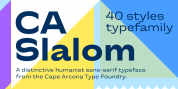 CA Slalom Condensed font download