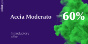 Accia Moderato font download