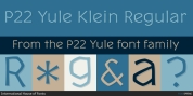 P22 Yule font download