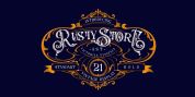 Rusty Store font download