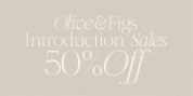HV Olive and Figs font download