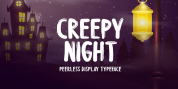 Creepy Night font download