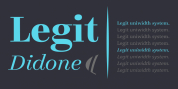 Legit Didone font download