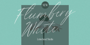 Flumbery White font download