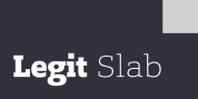 Legit Slab font download