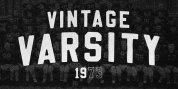 Vintage Varsity font download