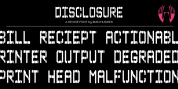 Disclosure font download