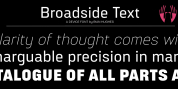 Broadside Text font download