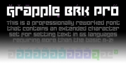 Grapple BRK Pro font download