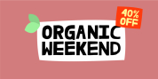Organic Weekend font download