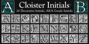 Cloister Initials, GT font download