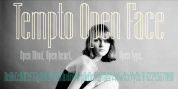 Tempo Open Face font download