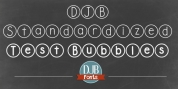 DJB Standardized Test font download