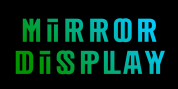 Mirror Display font download