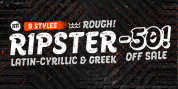 Ripster Rough font download