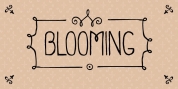 Blooming font download