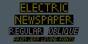 Electric Newspaper JNL font download