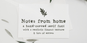 Notes From Home font download