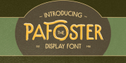 The Pafoster font download