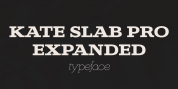 Kate Slab Pro Expanded font download