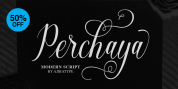 Perchaya Script font download