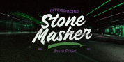 Stone Masher - Brush Script font download